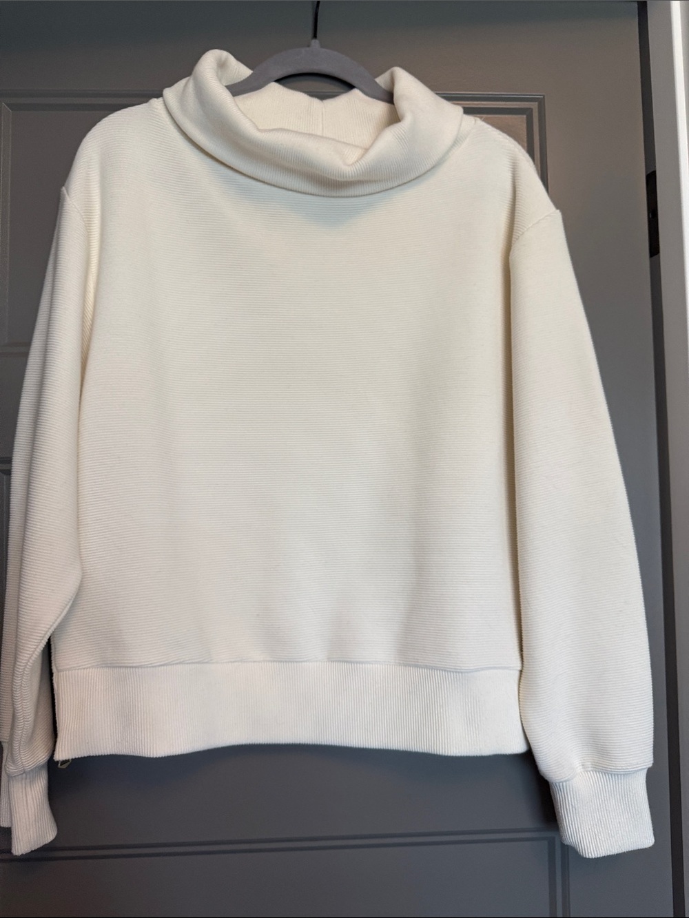 Varley Ivory Cowl Neck Pullover